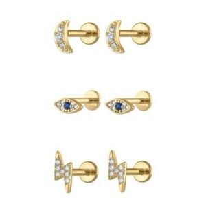 Maison Miru Good Luck Trio Nap Earrings